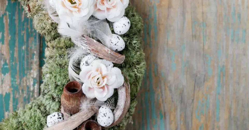 Věnec s vajíčky