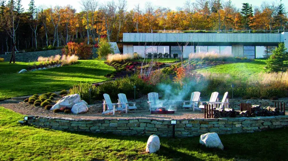 Ohniště a posezení