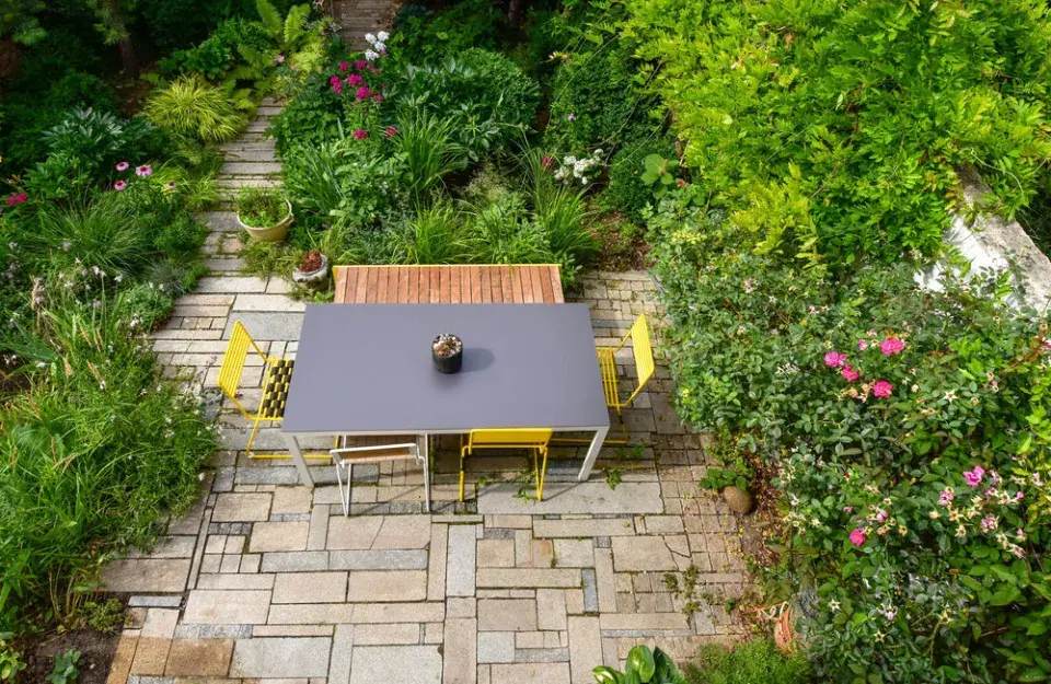 Pohled na terasu shora