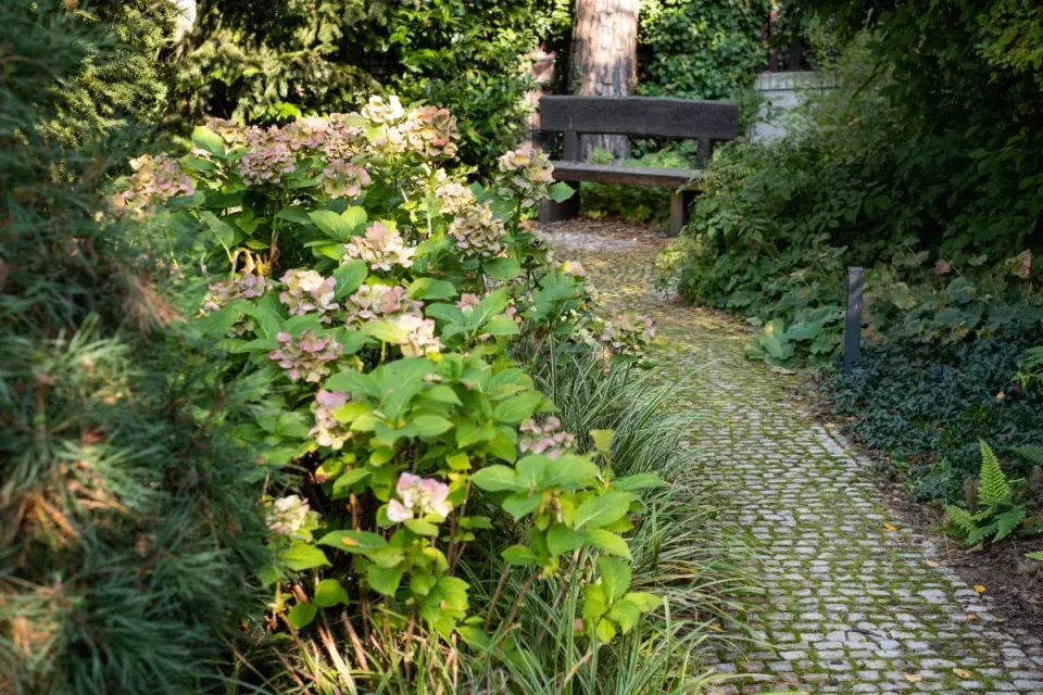 Cesta z dlažebních kostek