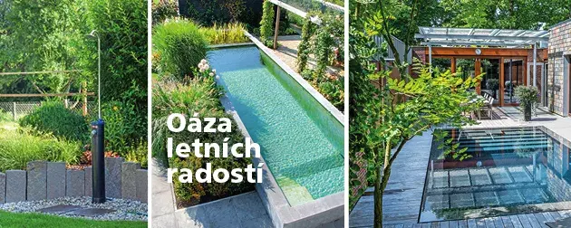 Speciál koupání v zahradě