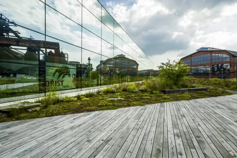 Střešní zahrada ve Vítkovicích