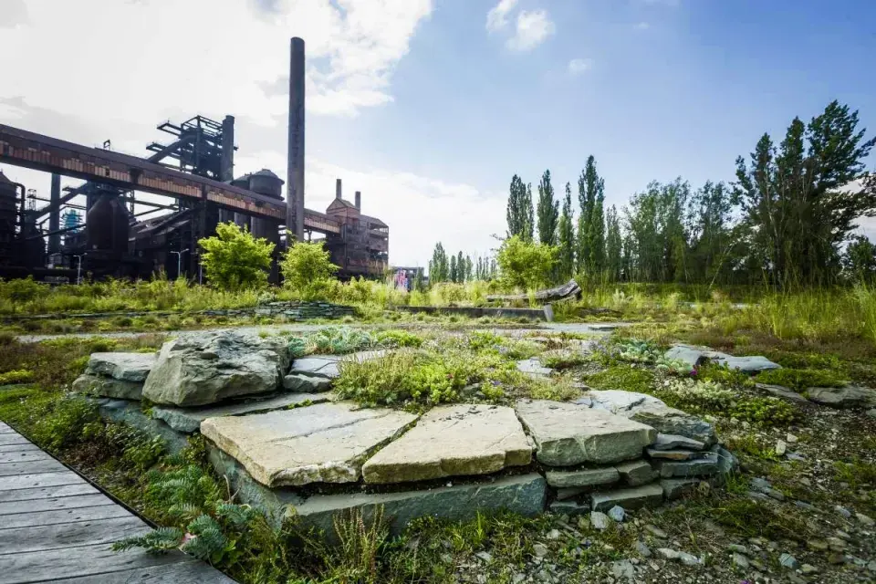 Střešní zahrada ve Vítkovicích