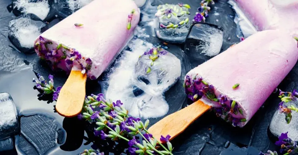 Levandulová zmrzlina