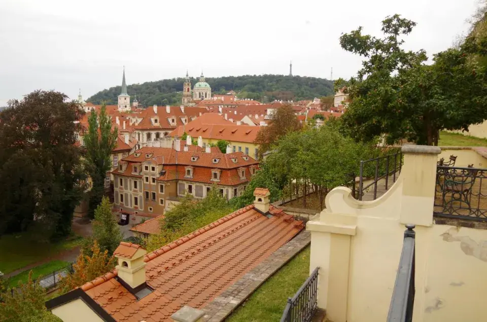 Velká Fürstenberská zahrada - výhled