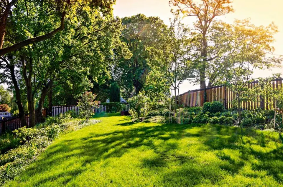 Velký trávník pro dětské hry