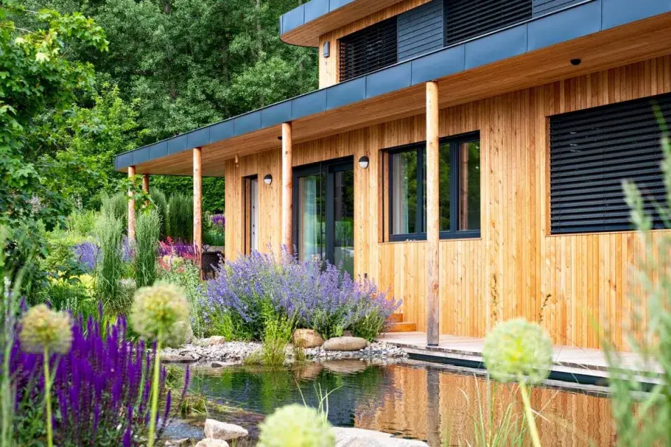 Okrasné česneky a modře kvetoucí trvalky