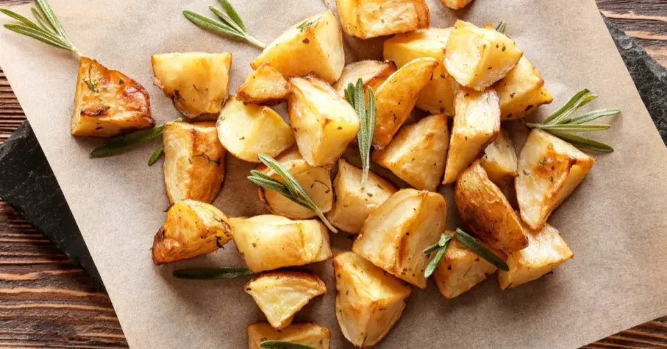 Pečené brambory s rozmarýnem