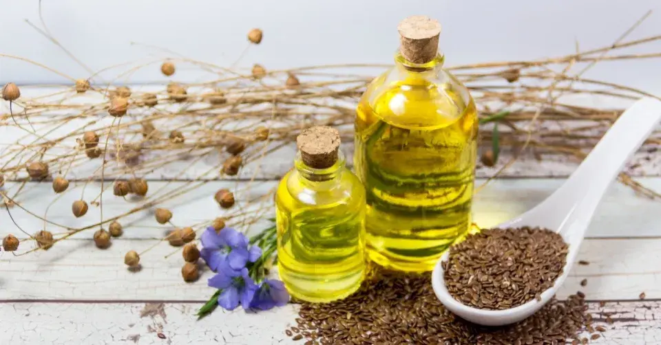 Olej a semena lnu setého