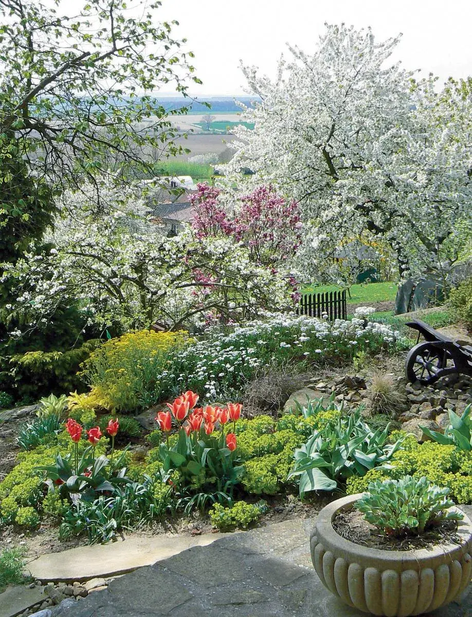 Jarní výhled do krajiny