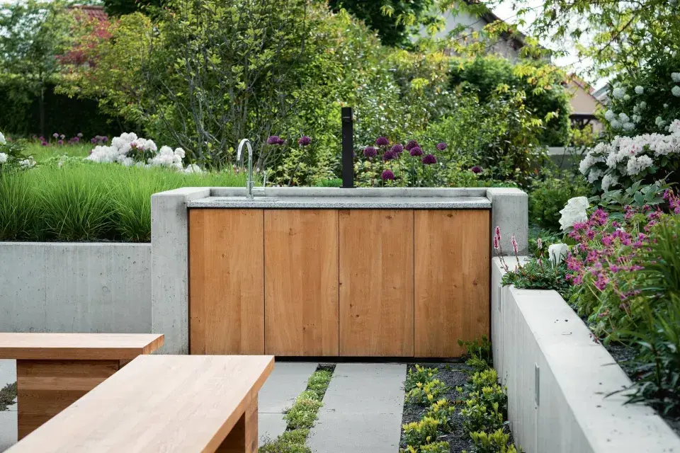 Venkovní kuchyňská linka