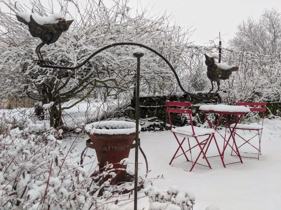 Zahrada U Konipáska v zimě