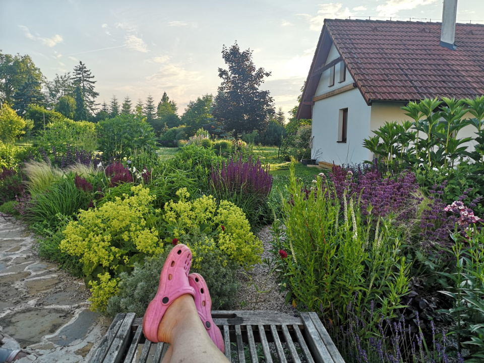 Relaxace na zahradě