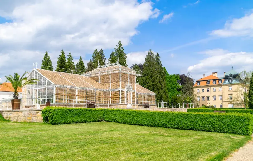 Zámecký park Lány a palmový sklení