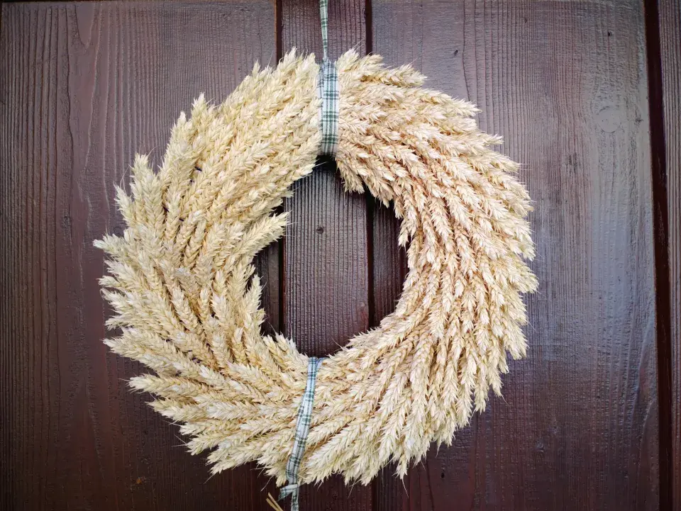 Věnec z pšenice