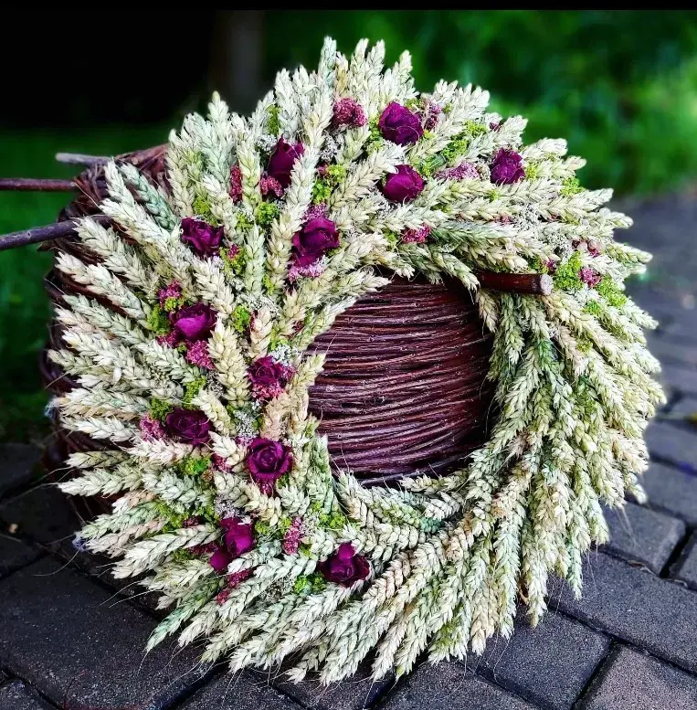 Věnec  z pšenice