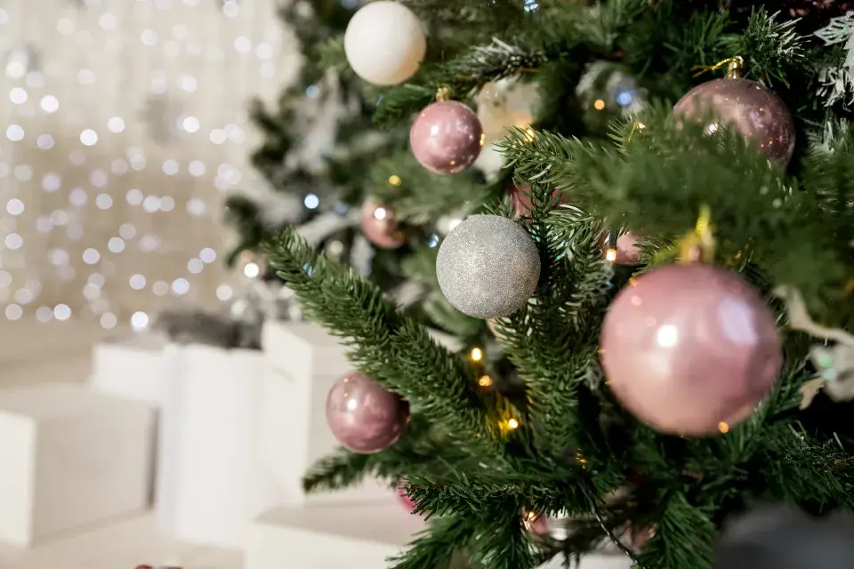 Růžová o Vánocích