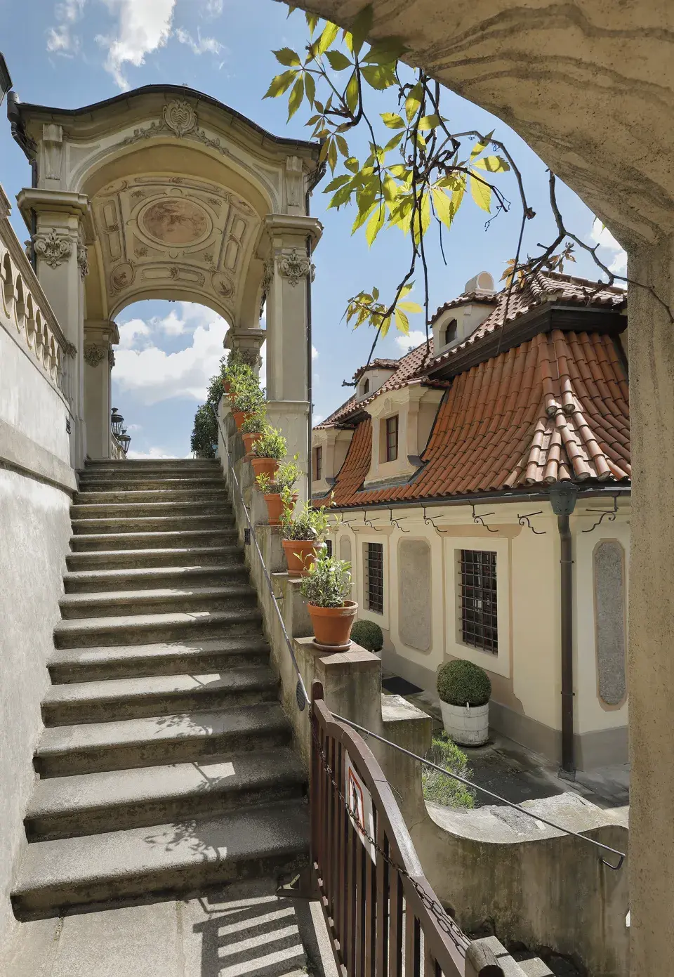 Ledeburská zahrada pod Pražským hradem