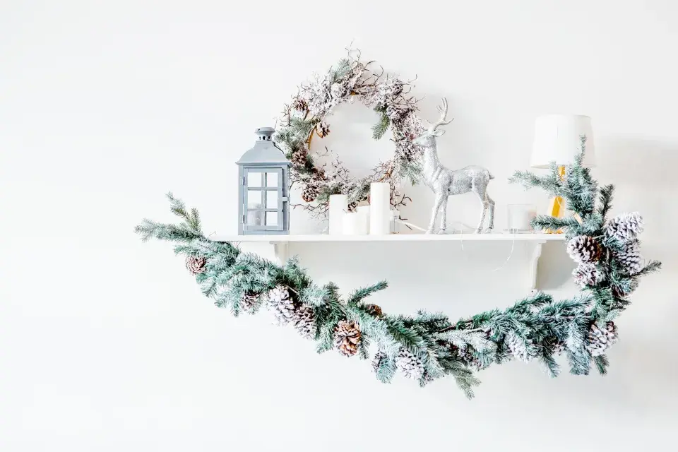 Girlanda: vánoční dekorace 