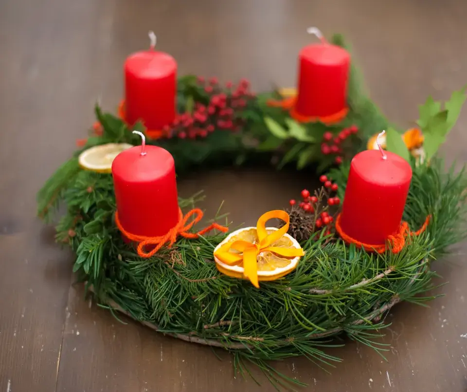 Staročeský adventní věnec