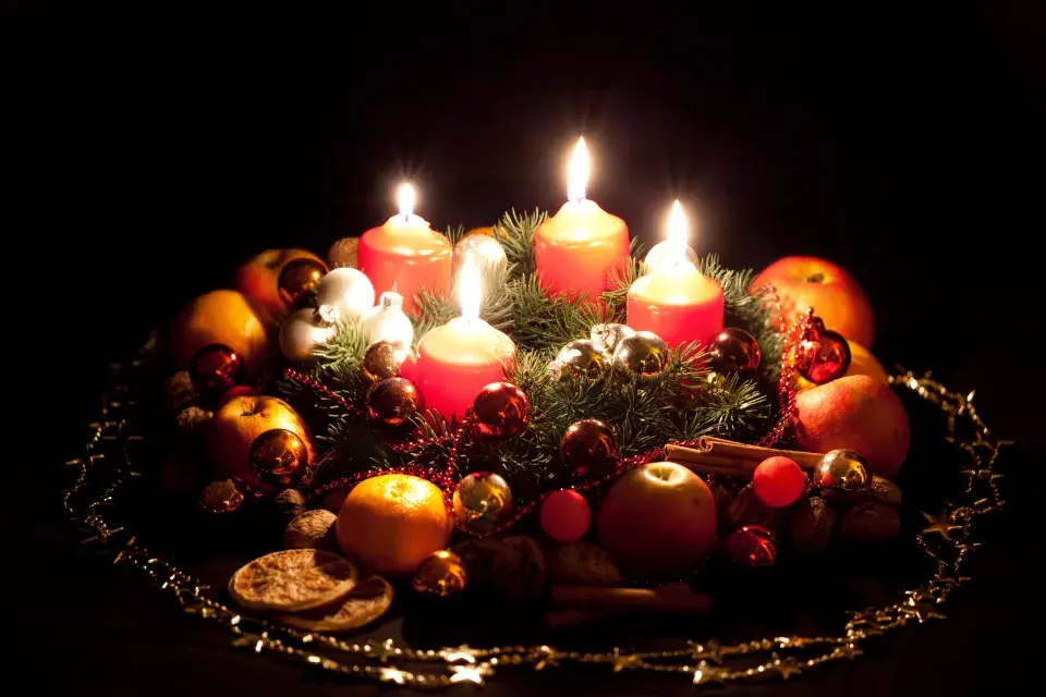 Staročeský adventní věnec