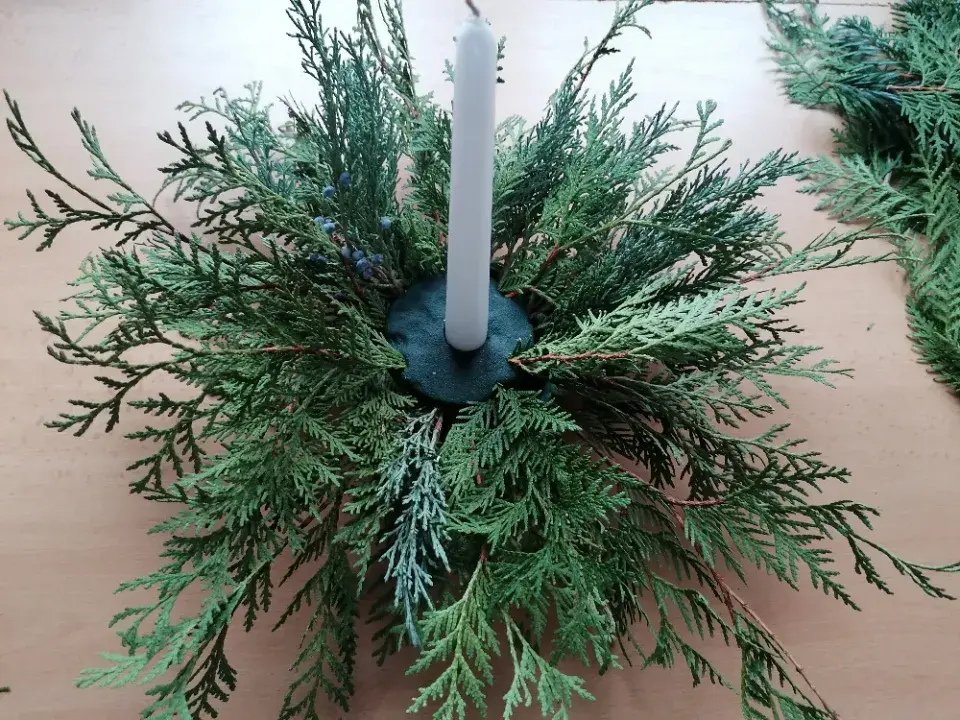 Ozelenění aranžovací hmoty