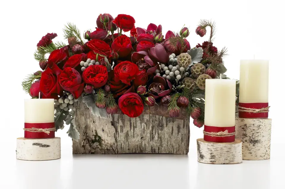 aranžmá ze živých květin