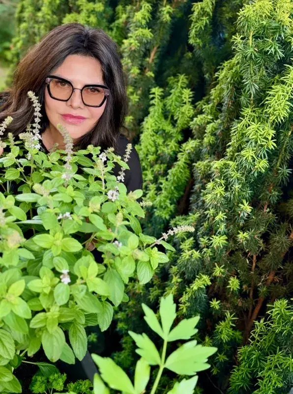 Ilona Csáková a její zahrada