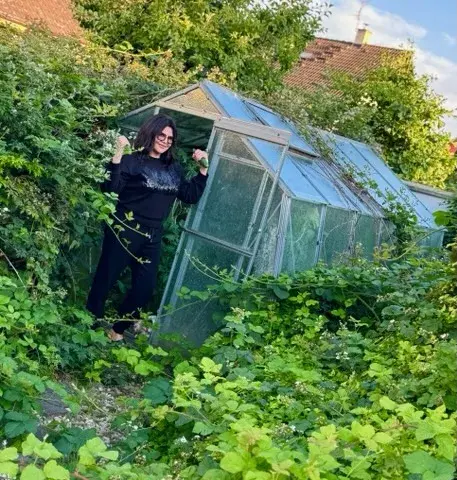 Ilona Csáková a její zahrada