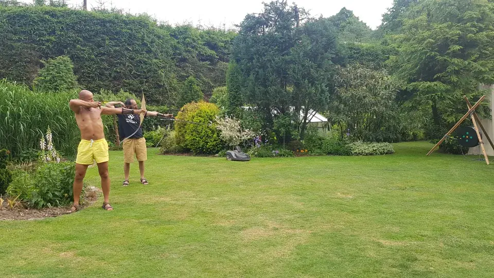 Na návštěvě zahrady u horolezce Radka Jaroše