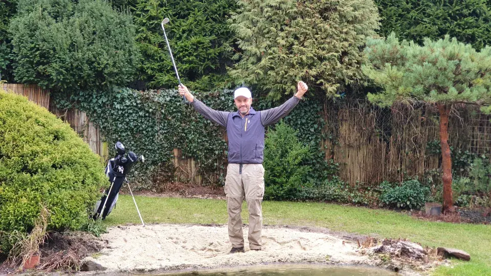 Na návštěvě zahrady u horolezce Radka Jaroše