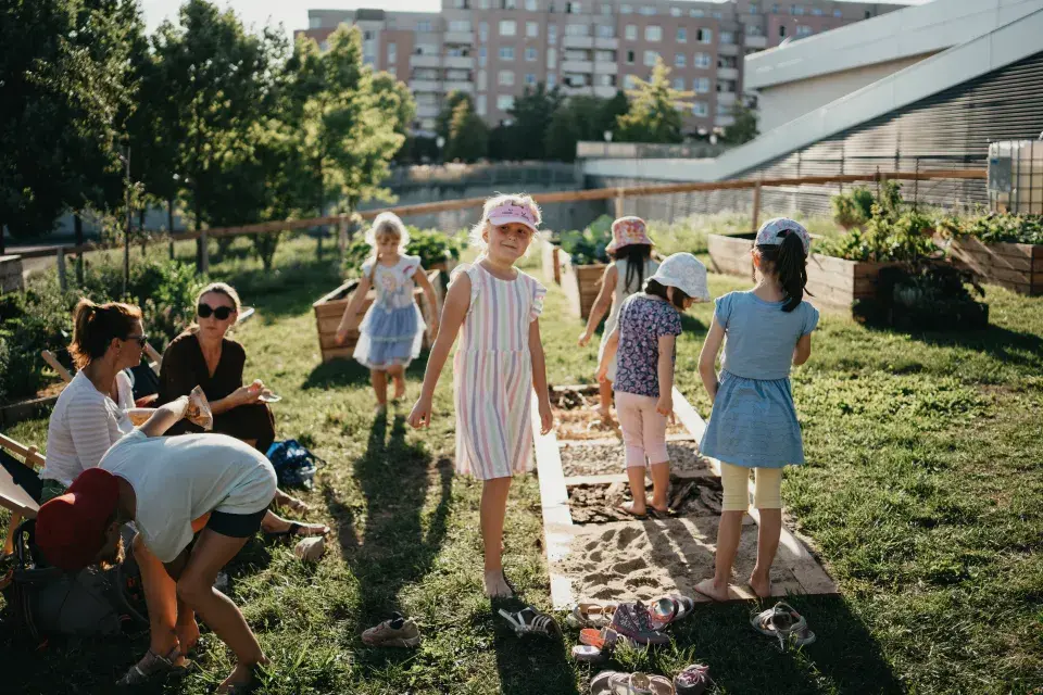 Komunitní zahrada Centra Černý Most