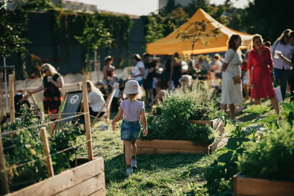 Komunitní zahrada Centra Černý Most