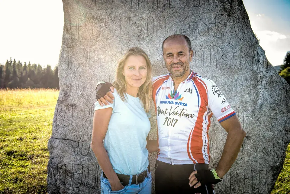 Na návštěvě zahrady u horolezce Radka Jaroše