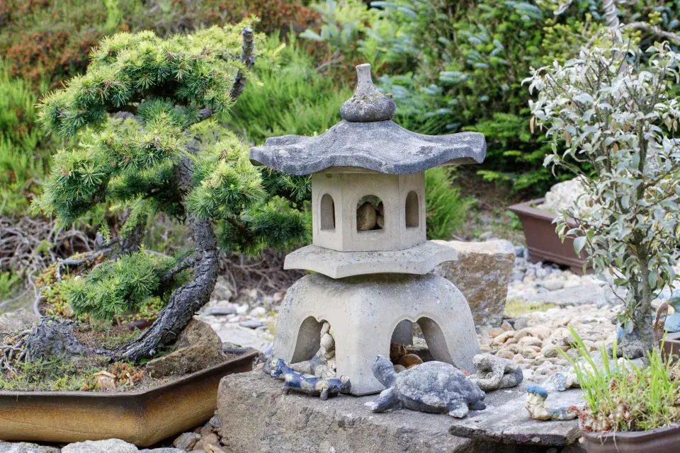 Japonská kamenná zahrada ve Sněžném na Vysočině