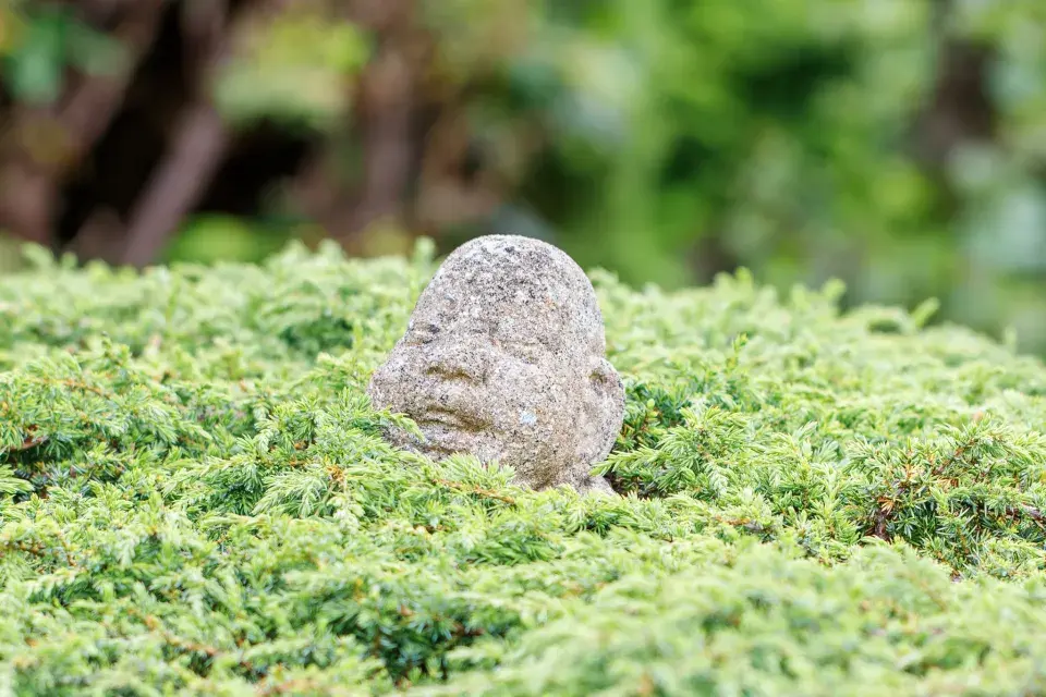 Japonská kamenná zahrada ve Sněžném na Vysočině