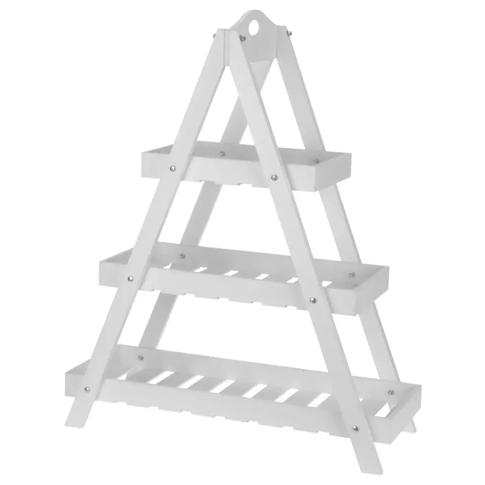 dřevěný stojan na rostliny