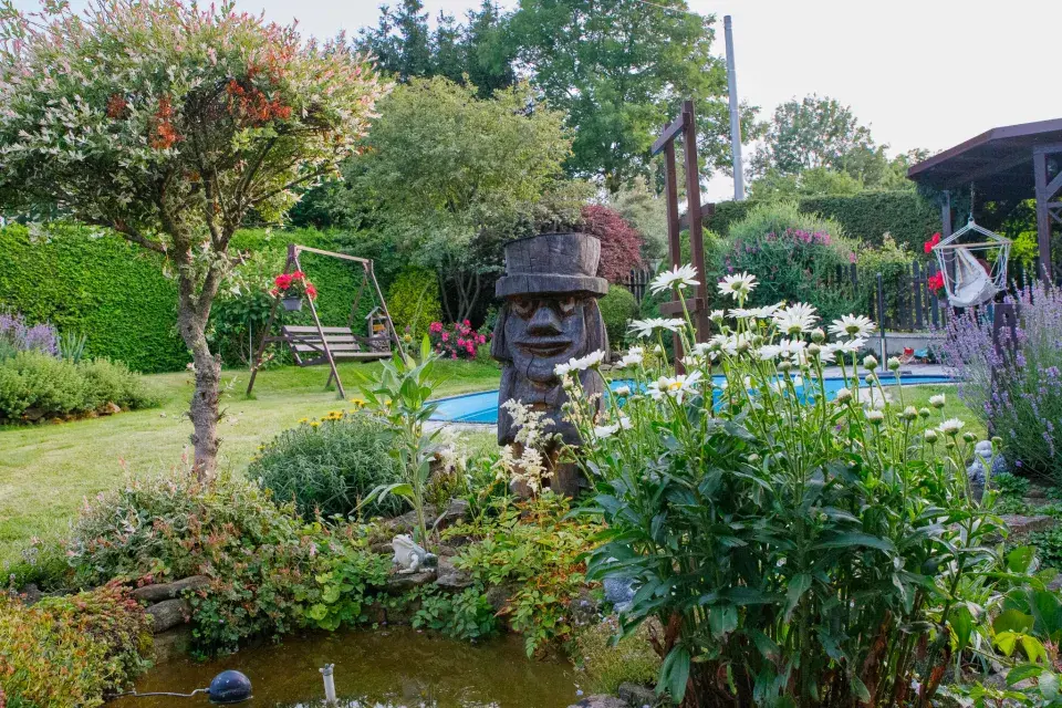 Návštěva zahrada čtenářky