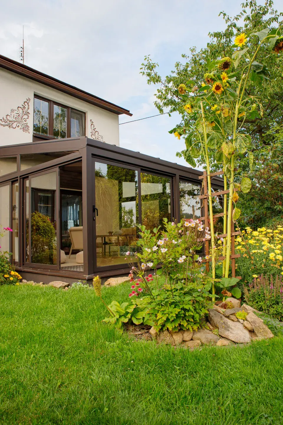 Návštěva zahrada čtenářky