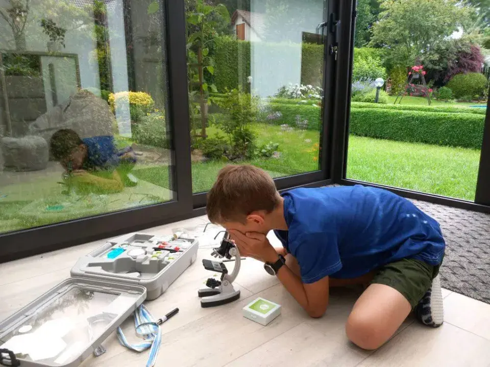 Návštěva zahrada čtenářky