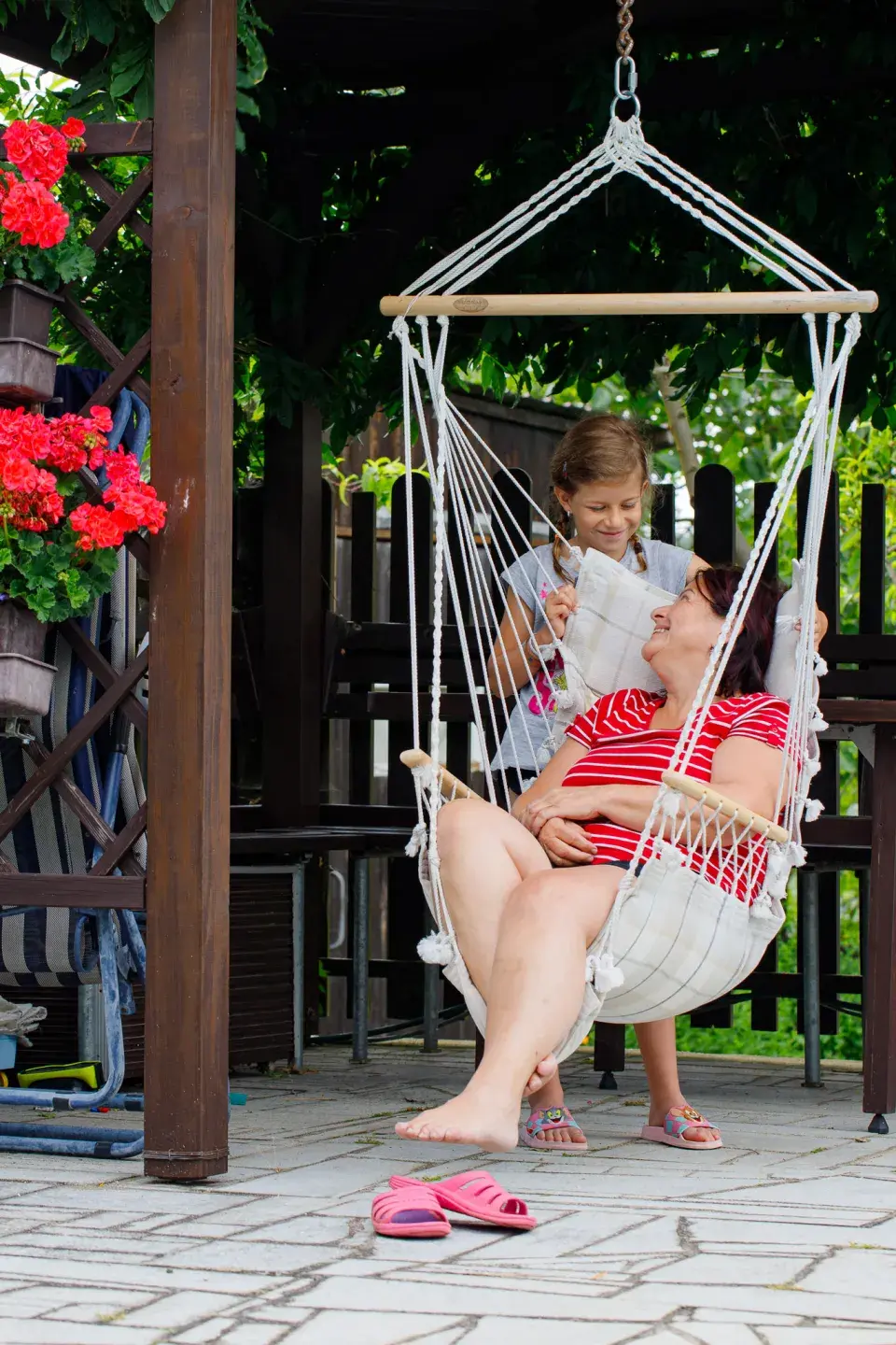 Návštěva zahrada čtenářky