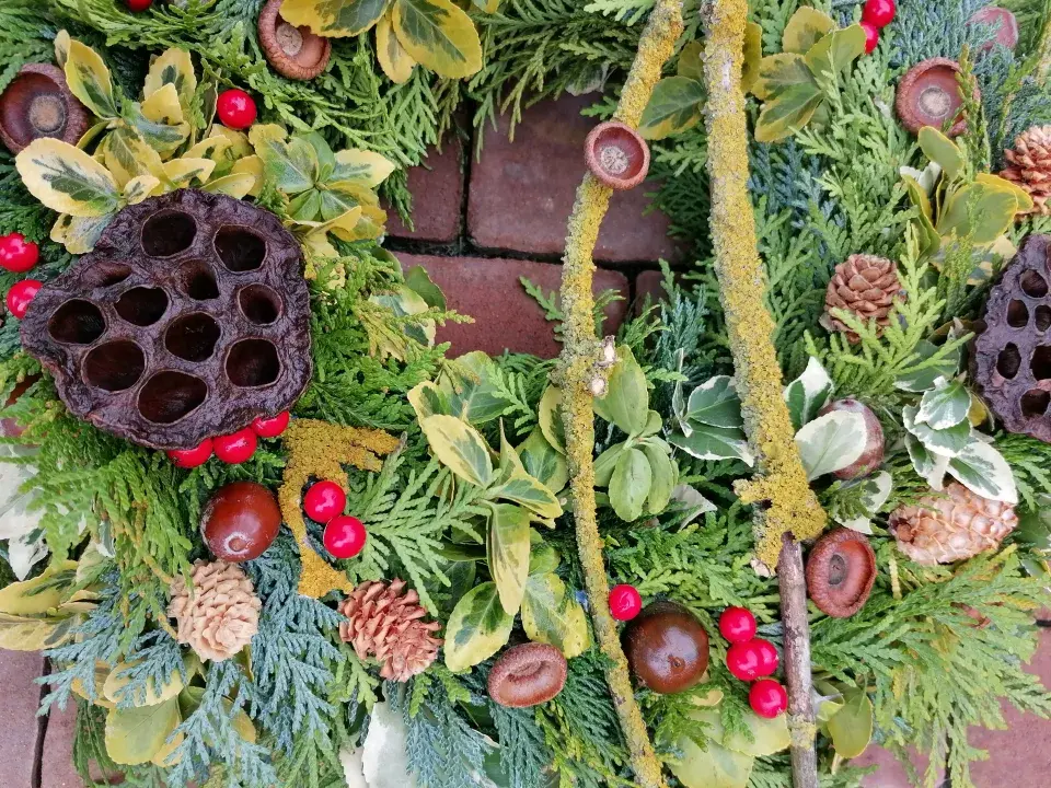 Detail použité dekorace