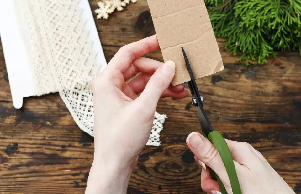 DIY vánoční svícen