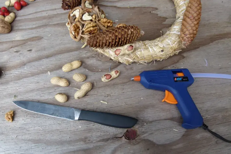 DIY věnec pro ptáky