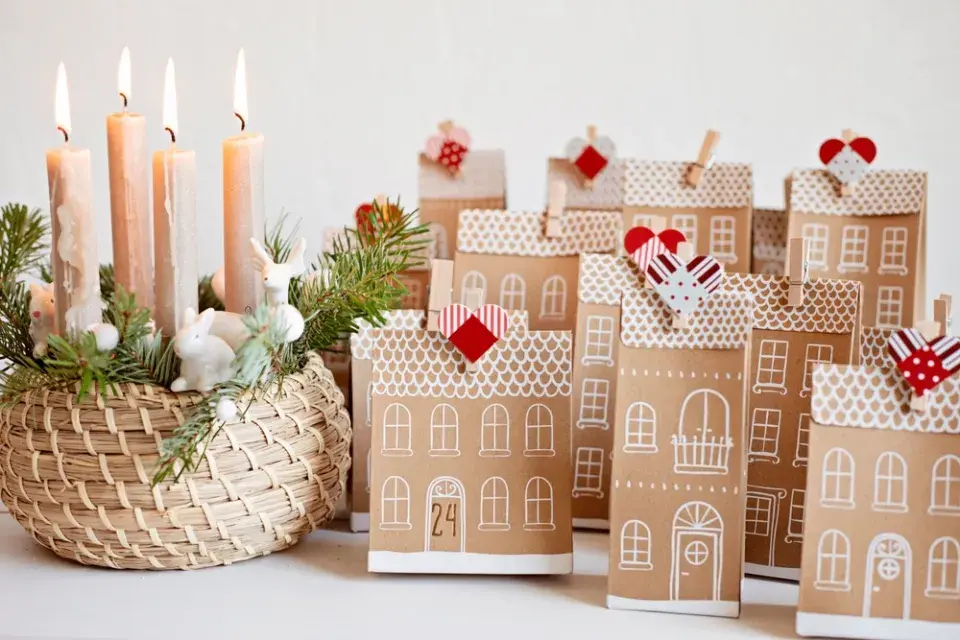 adventní kalendář DIY