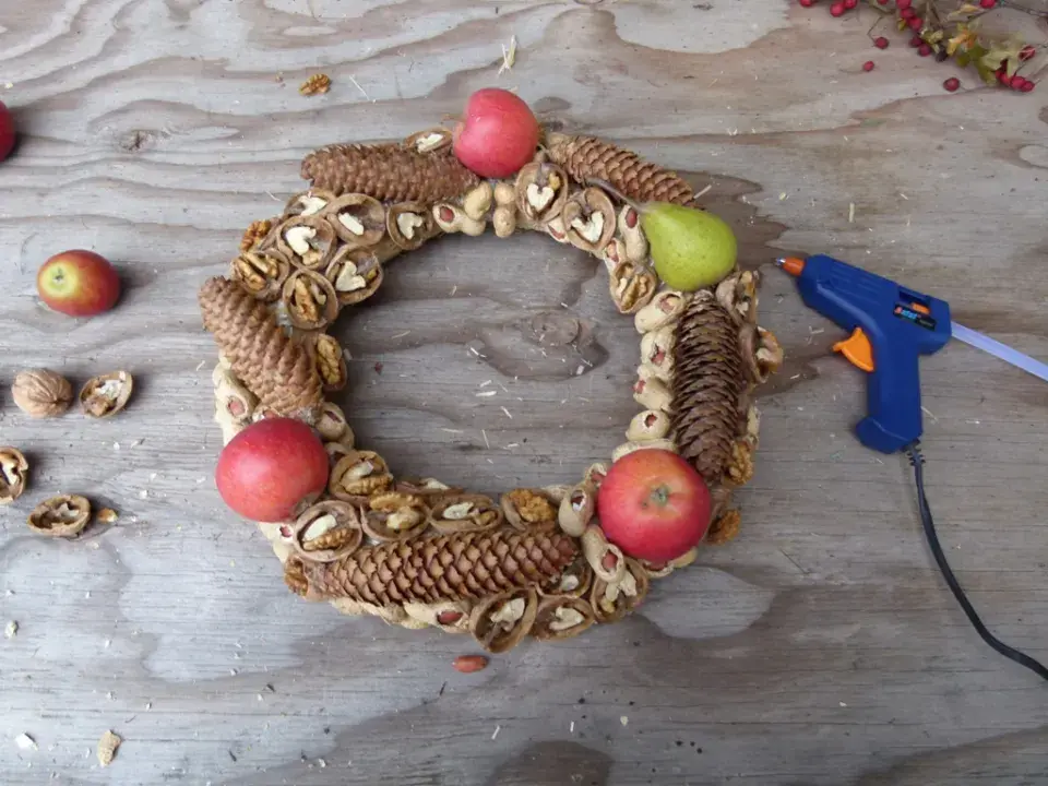 DIY věnec pro ptáky