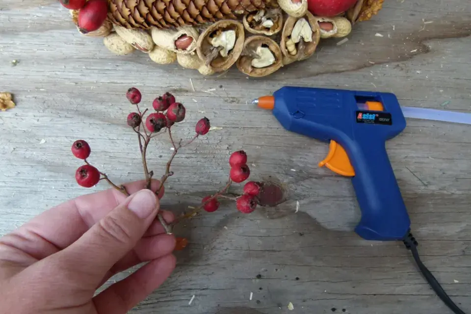 DIY věnec pro ptáky