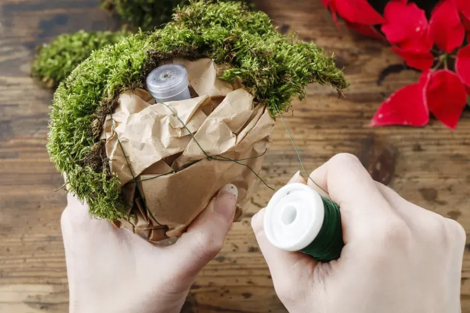 Výroba vánoční dekorace