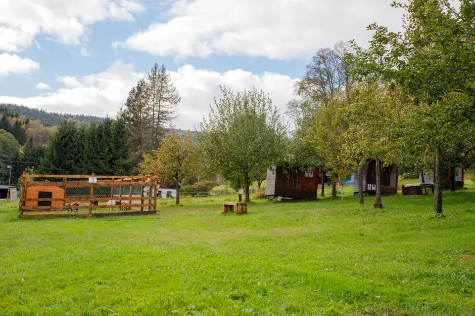 Sad Smíření - expozice zvířat českého dvora