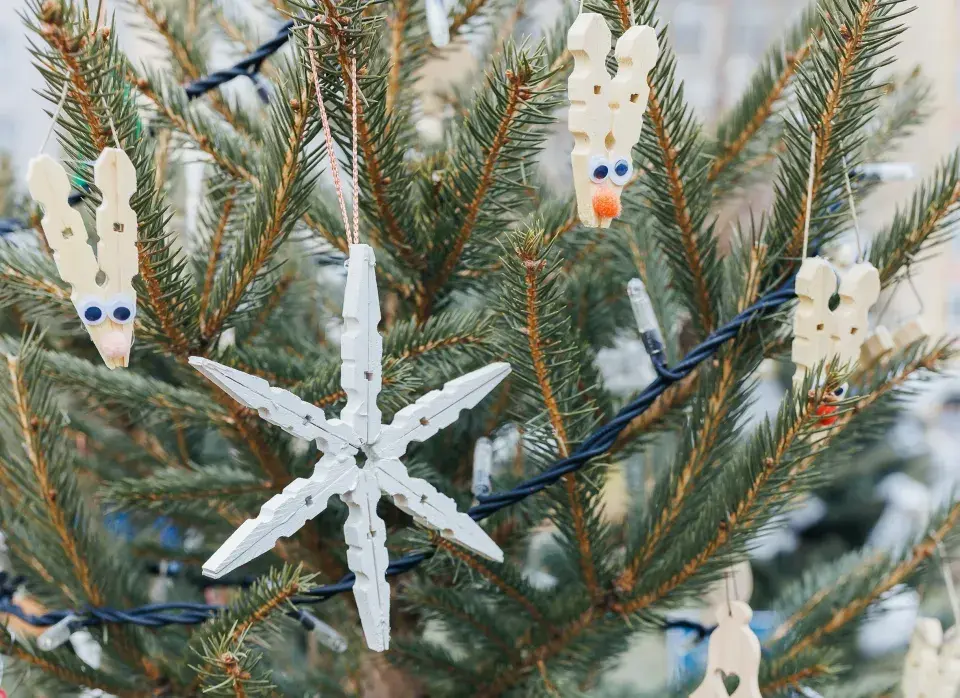 DIY Vánoce kolíčky na prádlo